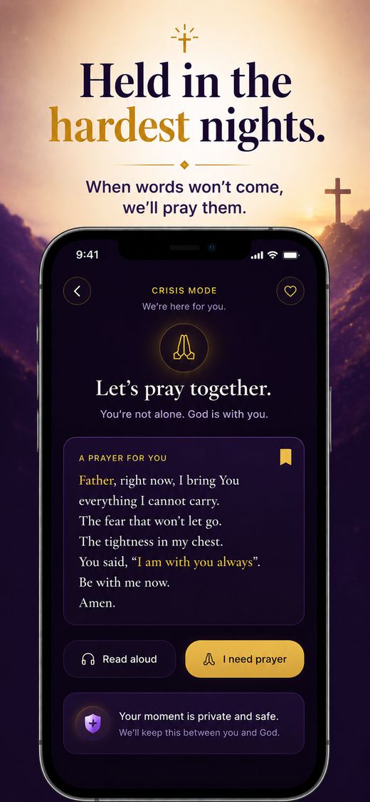 BibleHi prayer screen