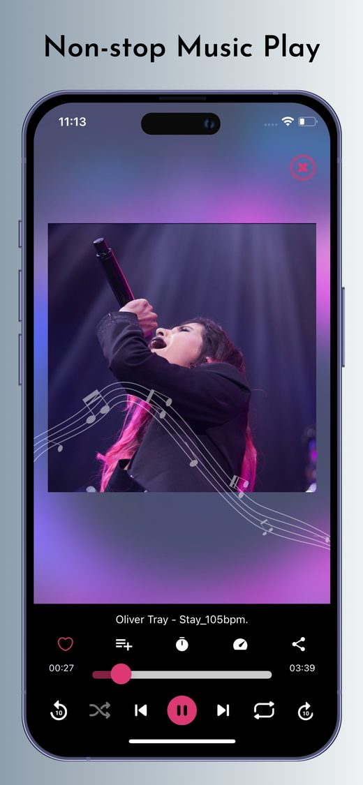 Music Player now playing screen